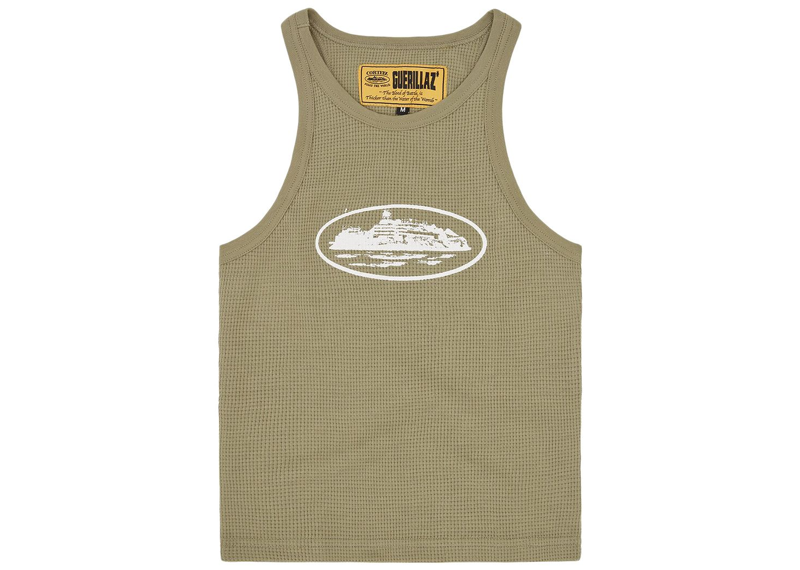 Corteiz Womens Tank Top Olive-Corteiz-pikastore.cz