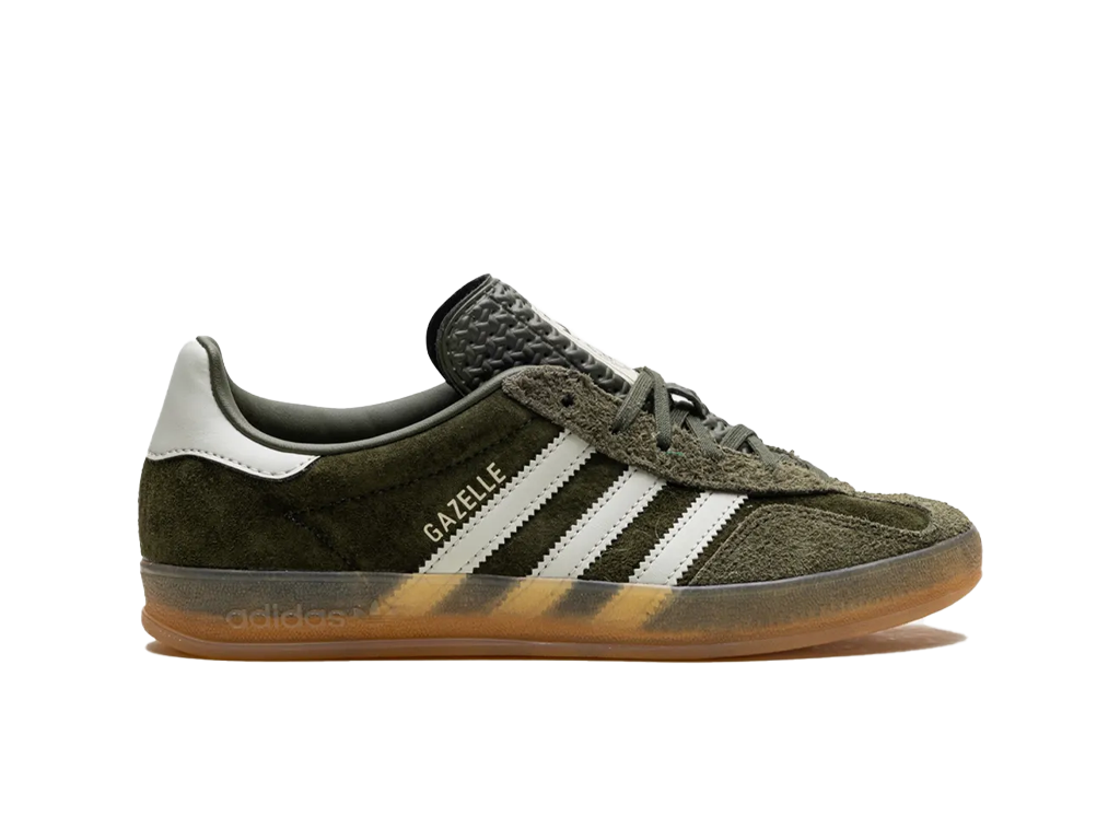 adidas Gazelle Indoor Night Cargo Gum – baskets – photo 3 sur 5