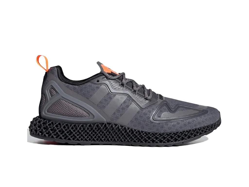adidas ZX 2K 4D Grey Four Solar Orange – tenisice – fotografija 3 od 5