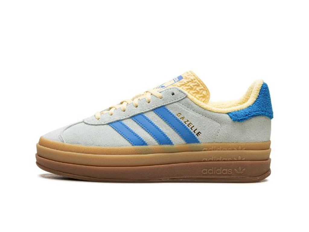 Adidas Gazelle Bold Almost Blue Yellow (Women's)-sneakers-Adidas-pikastore.cz