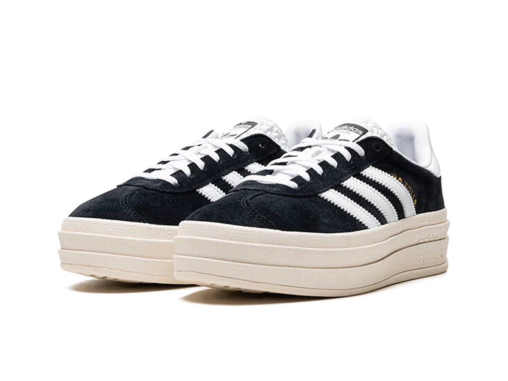 Adidas Gazelle Bold Core Black White (Women's)-sneakers-Adidas-pikastore.cz