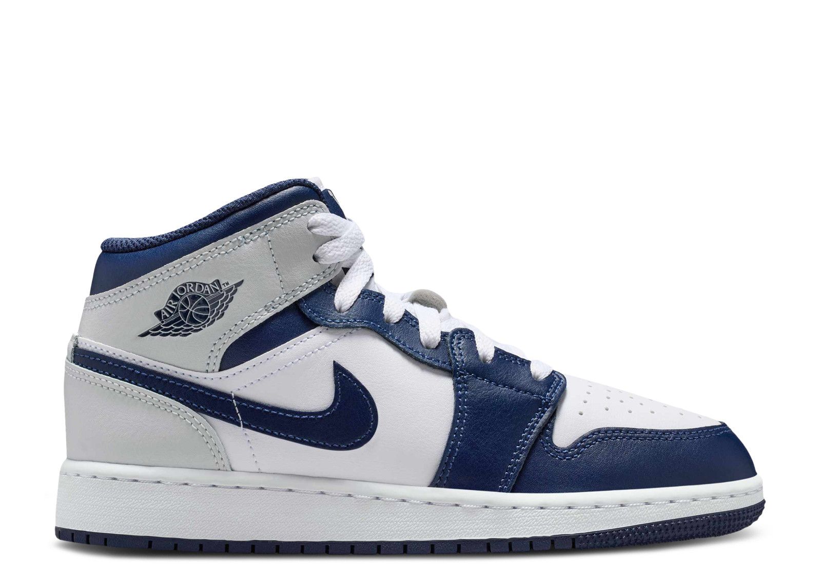 Air Jordan 1 Mid GS Smoke Grey Obsidian-Air Jordan-pikastore.cz