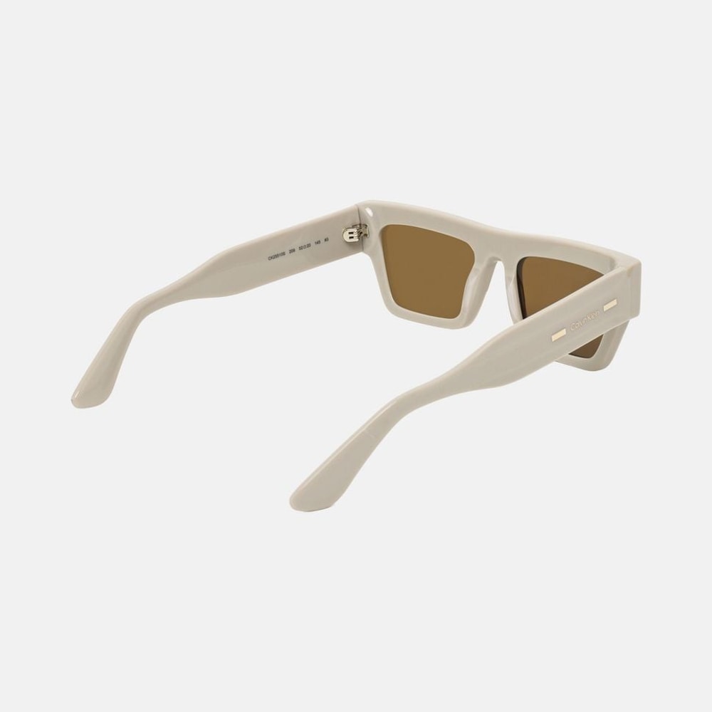 Calvin Klein Sunglasses Beige – lunettes – photo 2 sur 4