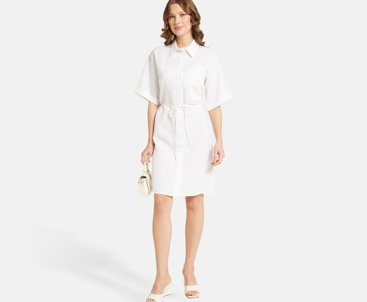 Calvin Klein Shirt dress White – skjorte – foto 5 af 5