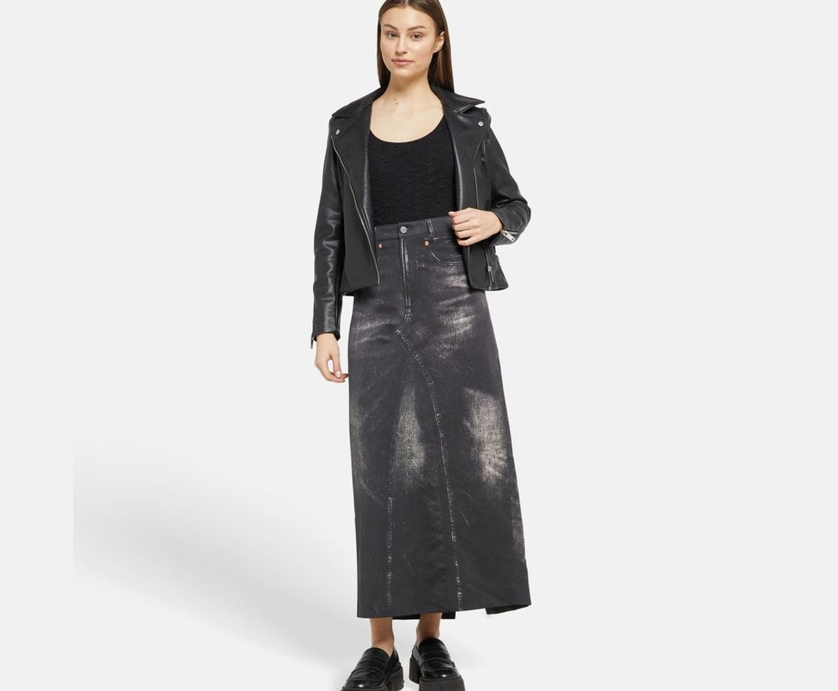 Calvin Klein Denim skirt Black – foto 5 af 5