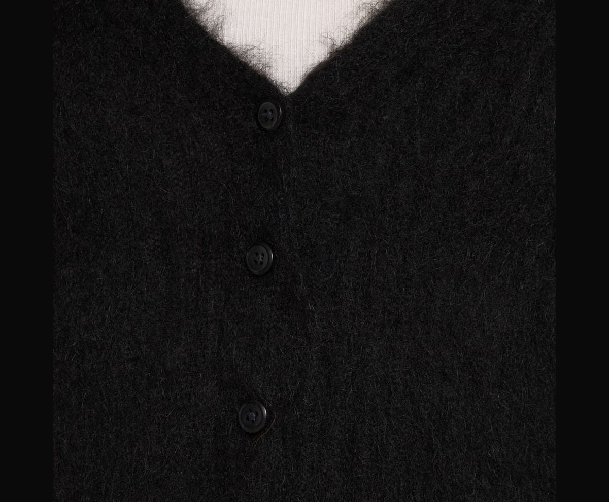 Calvin Klein Wool-blend cardigan Black – îmbrăcăminte – fotografia 3 din 5