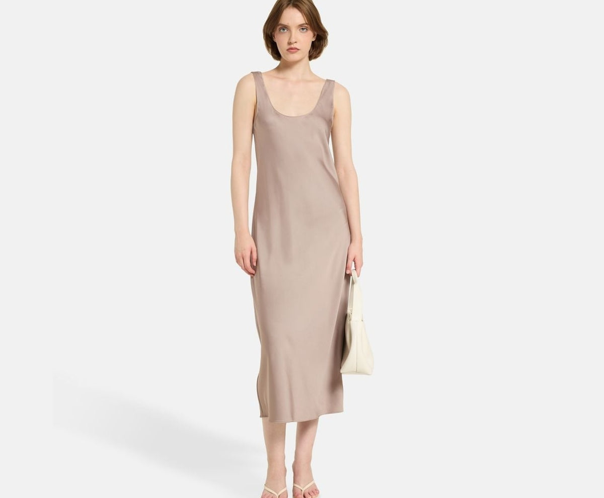 Calvin Klein Satin dress Hero Greige – ropa – foto 5 de 5