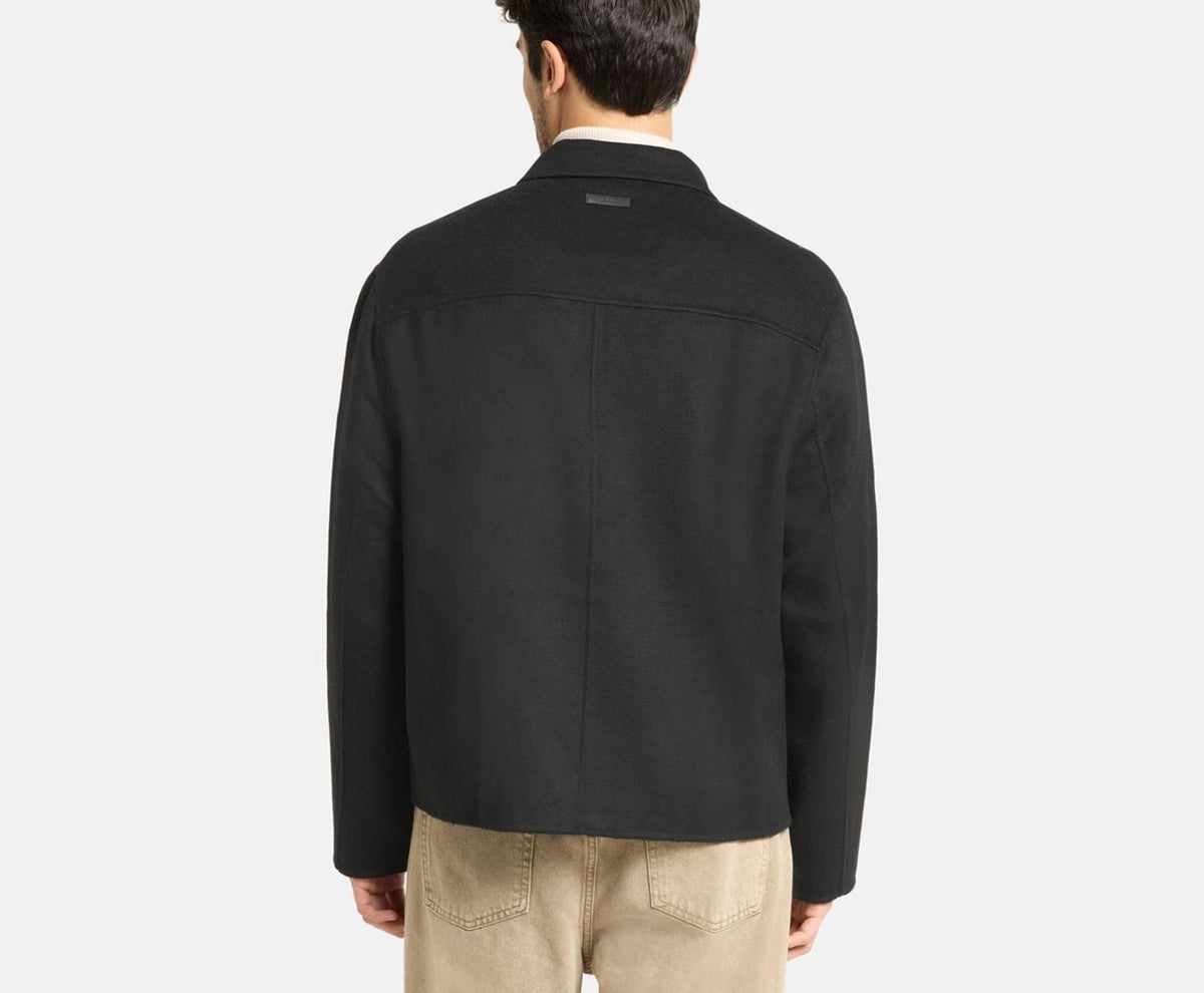 Calvin Klein Wool-blend jacket Black – giacca – foto 4 di 6