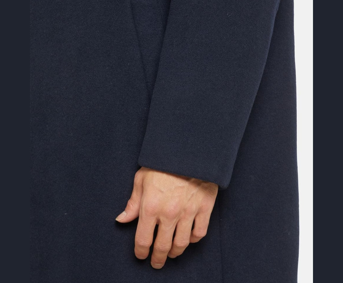 Calvin Klein Wool-blend coat Blue – kurtka – zdjęcie 3 z 6