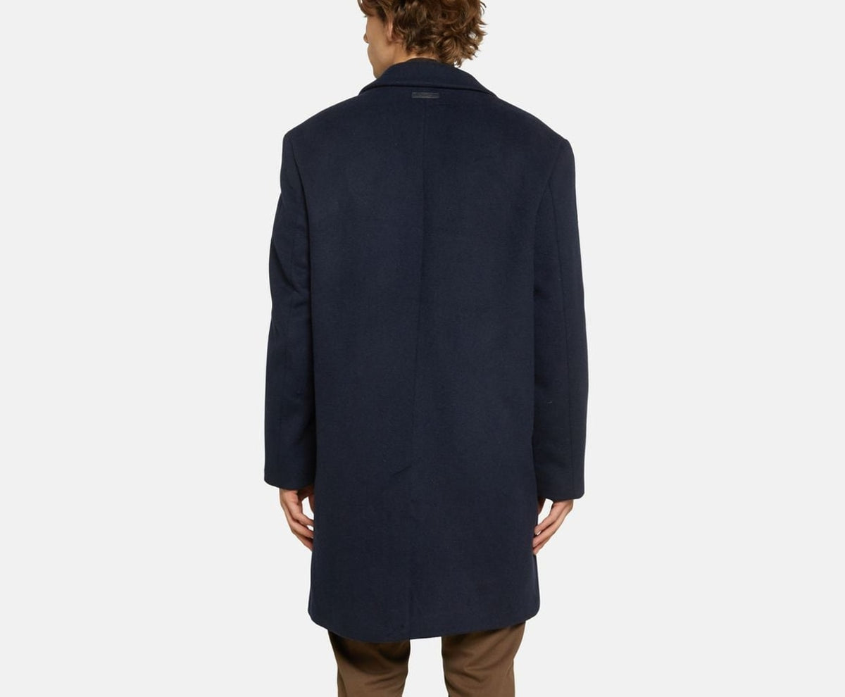 Calvin Klein Wool-blend coat Blue – kurtka – zdjęcie 4 z 6