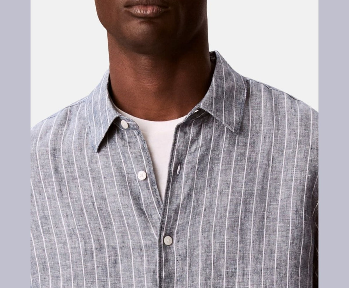 Calvin Klein Linen shirt Blue – clothing – photo 3 of 6