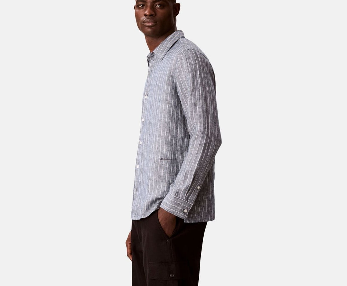 Calvin Klein Linen shirt Blue – clothing – photo 5 of 6