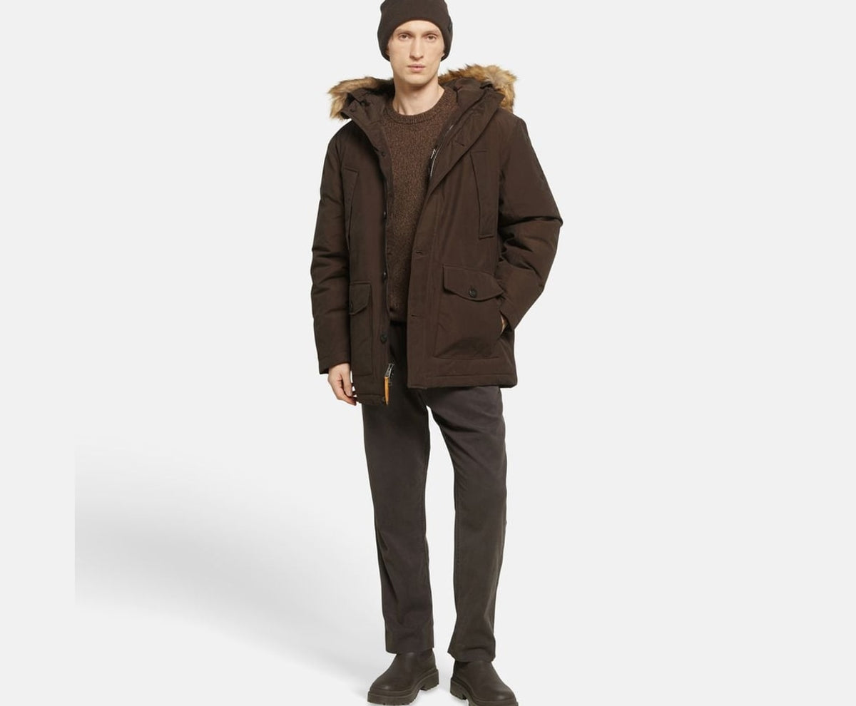Timberland Parka Brown – oblečení – fotka 5 z 5