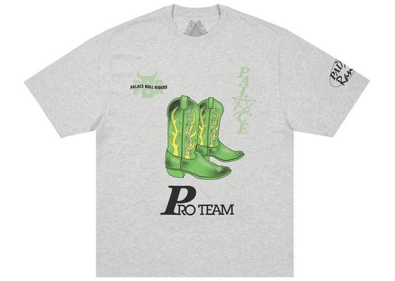 Palace Rodeyo T-Shirt Grey Marl