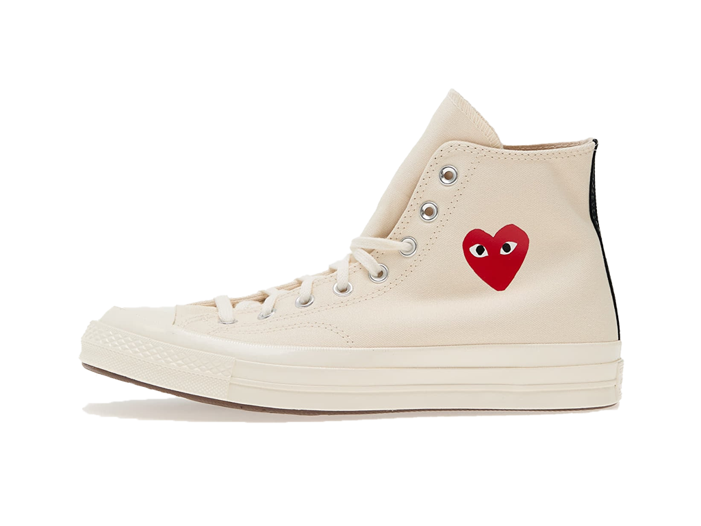 Comme des Garçons Play x Converse Chuck 70 High Milk – tenisky