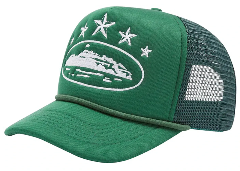 Corteiz 5 Starz Alcatraz Trucker Green-Corteiz-pikastore.cz