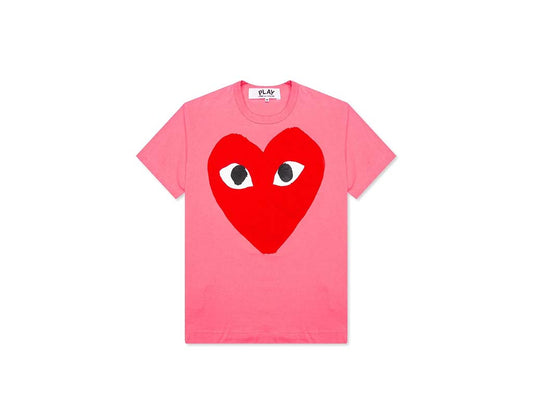 Comme des Garcons PLAY Pastelle Red Heart Tee