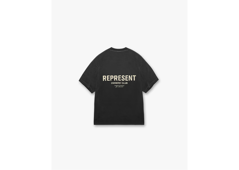 Represent Owners Club Aged T-Shirt Black