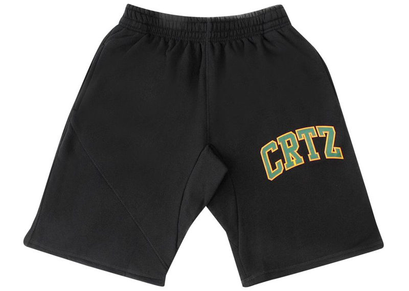 Corteiz Crtz Dropout Shorts Black/Green-Corteiz-pikastore.cz