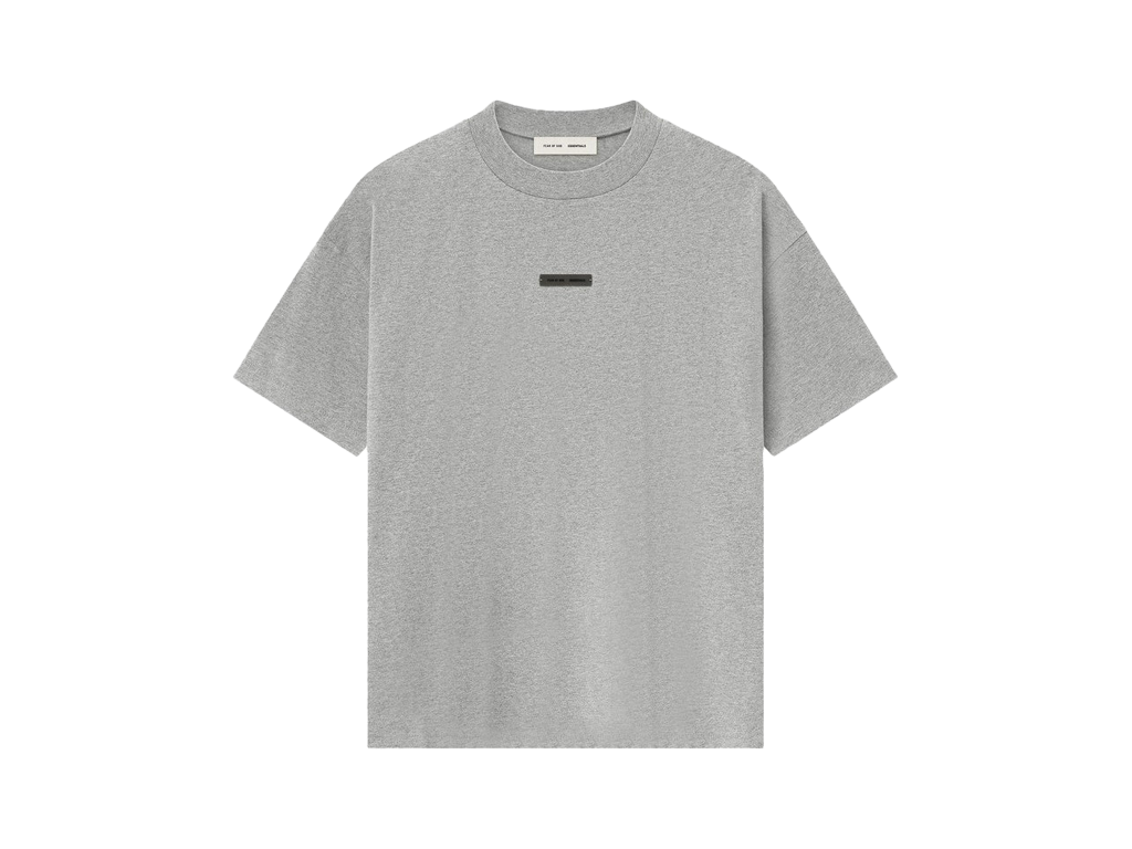 Fear of God Essentials Classic Tee Concrete Heather-Fear of God-pikastore.cz