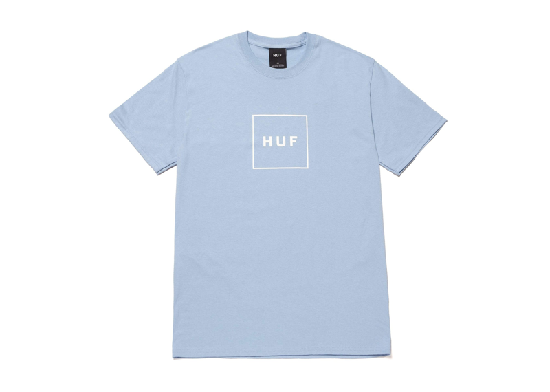 HUF Essentials Box Logo Tee Light Blue