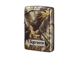 Supreme x Camo Logo Zippo Realtree Hardwoods Camo