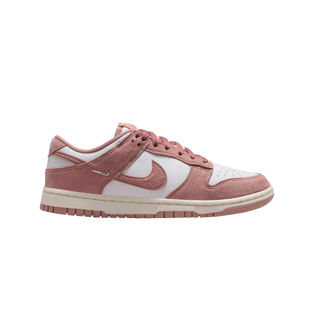 Nike Wmns Dunk Low Rose Whisper Mini Swoosh – tenisky, červená