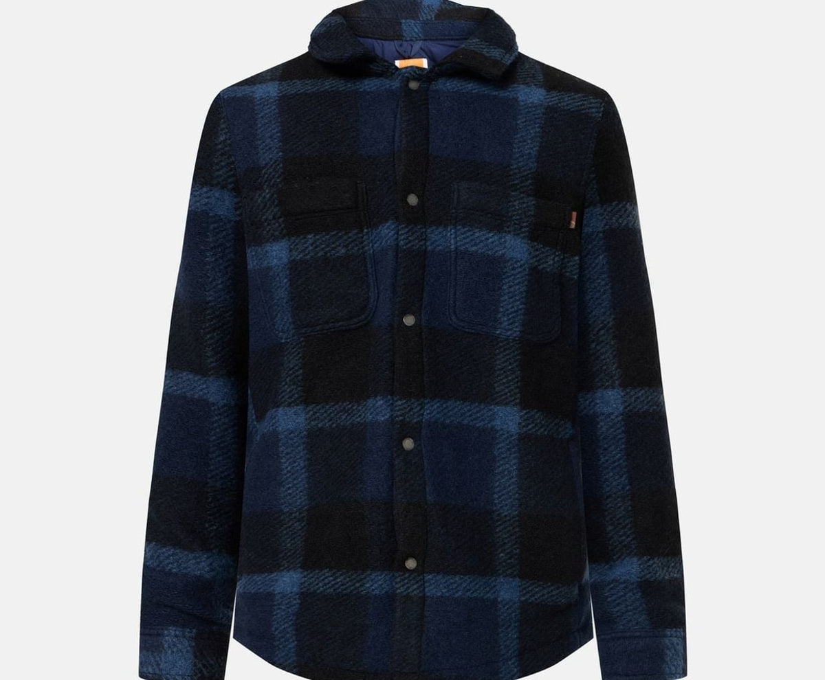 Timberland Wool-blend shacket Midnight Blue – ropa