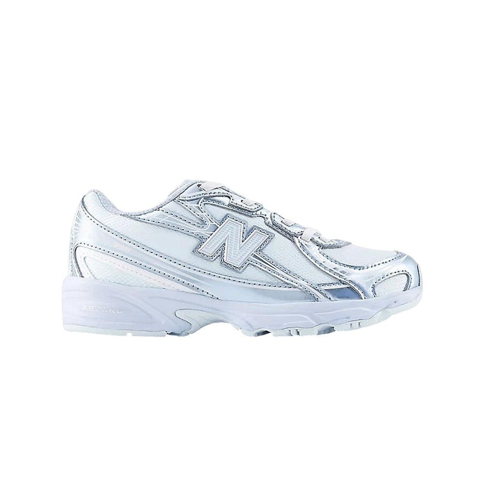 New Balance 740 Bungee Lace Little Kid Glint Blue – buty, biały
