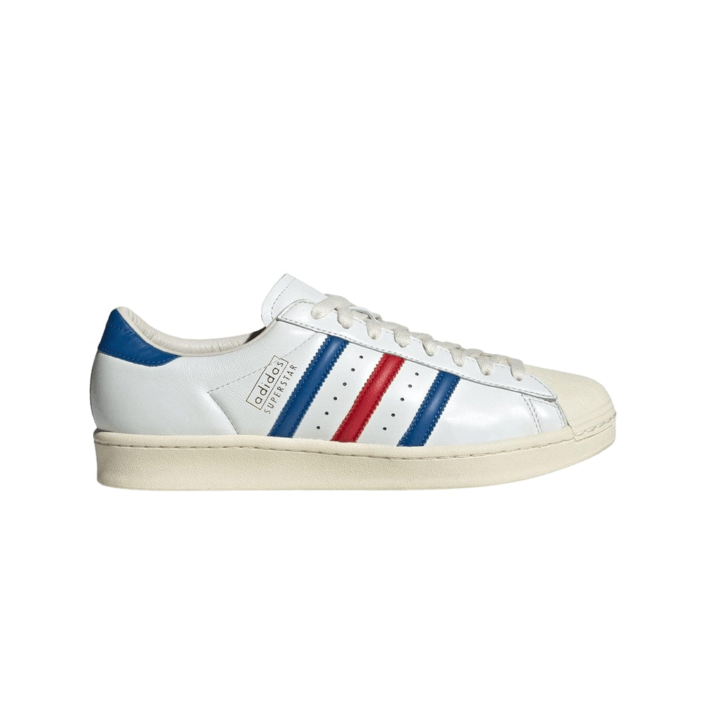 adidas Superstar Vintage Made in Germany White Blue Scarlet – взуття, білий
