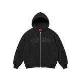 Supreme Arc Thermal Lined Zip Up Hooded Sweatshirt Black