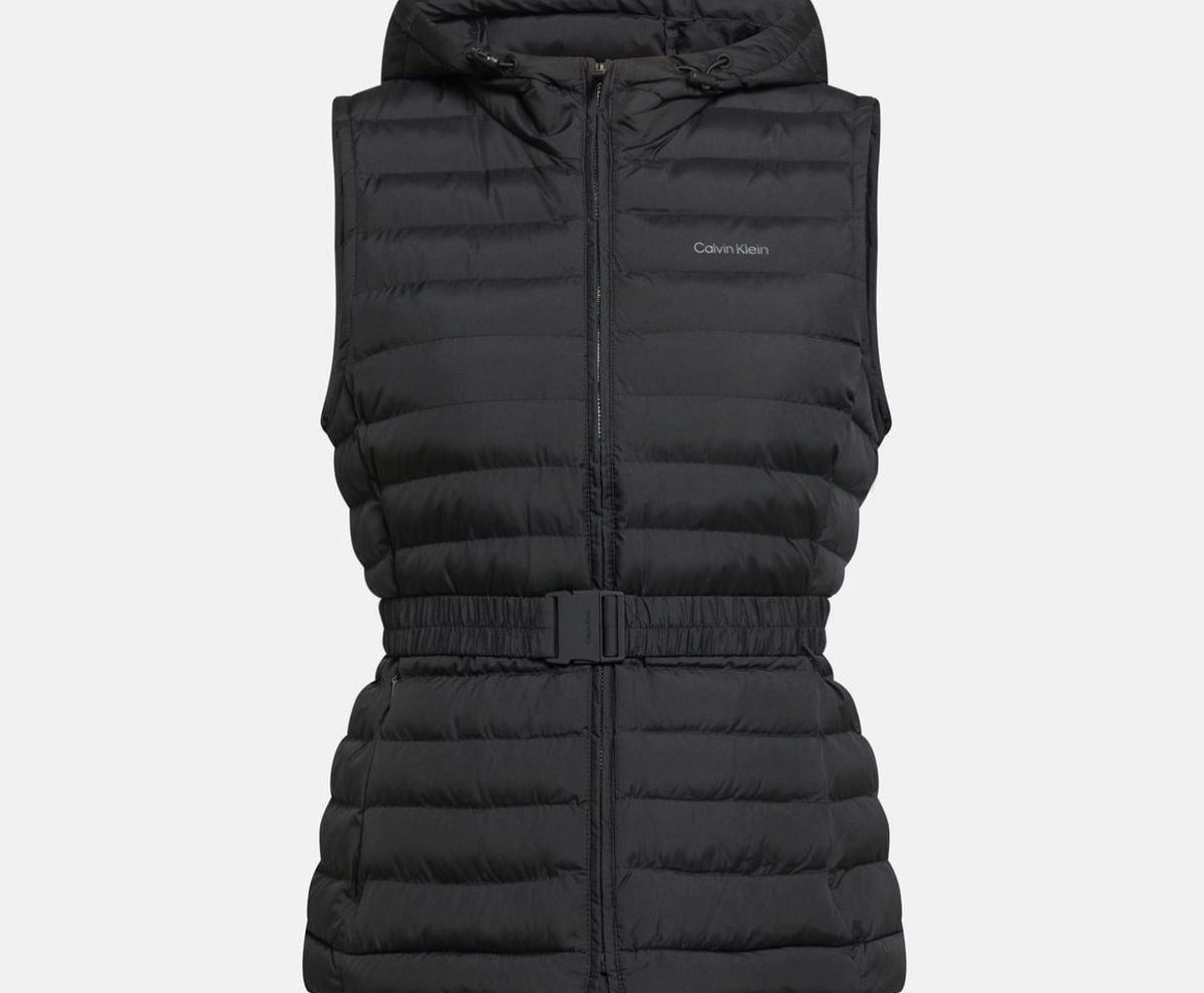 Calvin Klein Quilted gilet Black – ropa, negro
