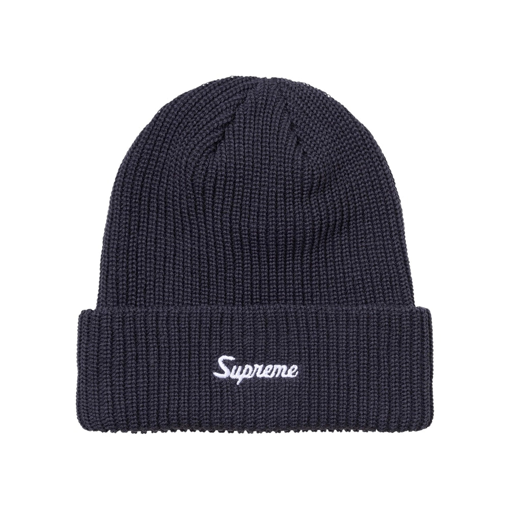 Supreme Loose Gauge Beanie Navy – căciulă