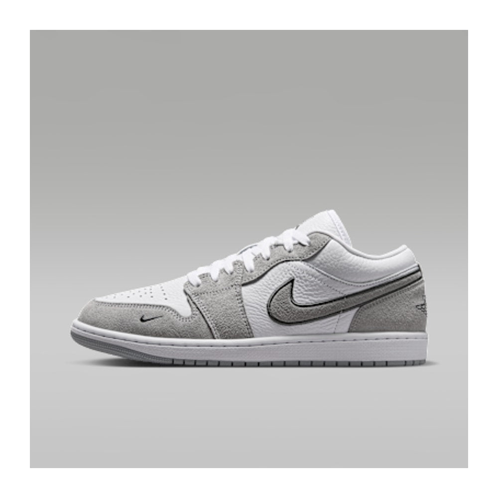 Air Jordan 1 Low SE Bílá Iron Grey Wolf Grey – sneakers, grigio