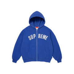 Supreme Arc Thermal Lined Zip Up Hooded Sweatshirt Royal
