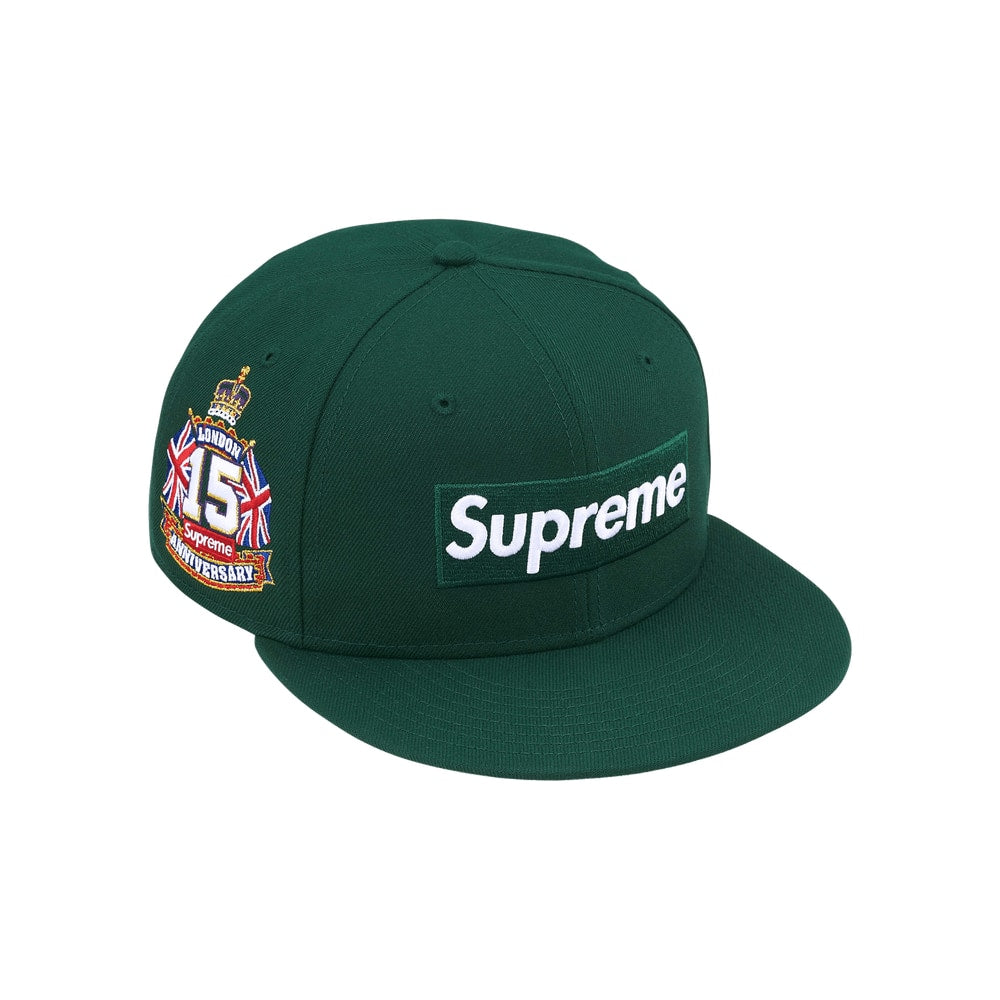 Supreme Shop Box Logo New Era Dark Green London – gorro