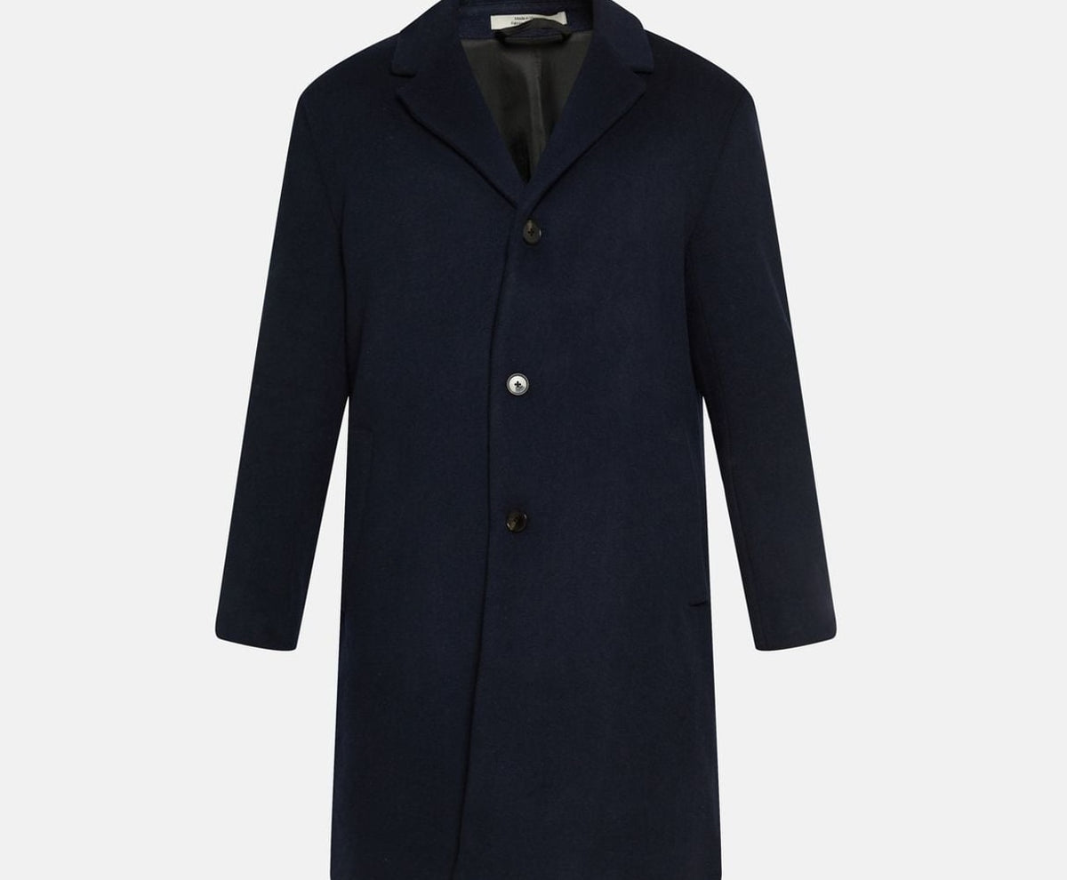 Calvin Klein Wool-blend coat Blue – giacca, blu