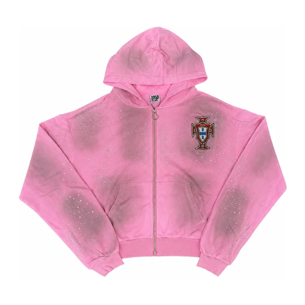 Vale Forever Pluto Cluster Zip Up Hoodie Pink (real PINK colorway; your current Pink product shows a black hoodie) – Hoodie