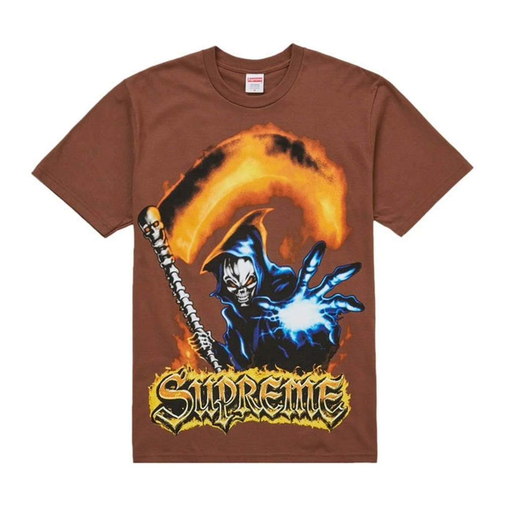 Supreme Grim Reaper Tee Brown – camiseta
