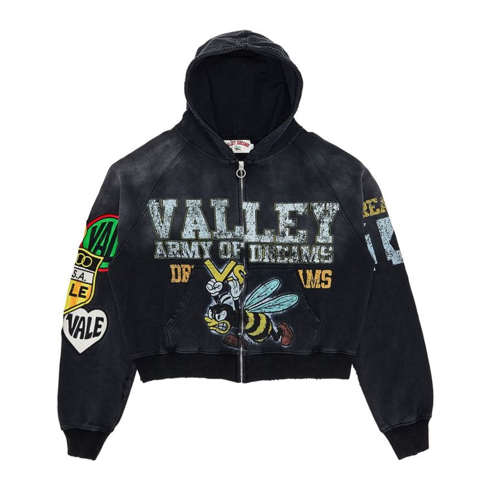 Vale Forever Army Of Dreams Zip Hoodie Black – sweat