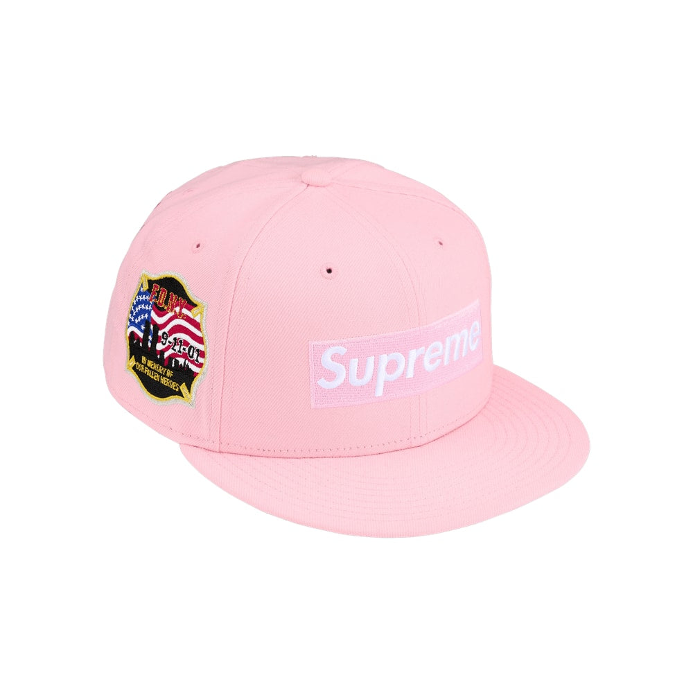 Supreme x Fdny Box Logo New Era Pink – čepice