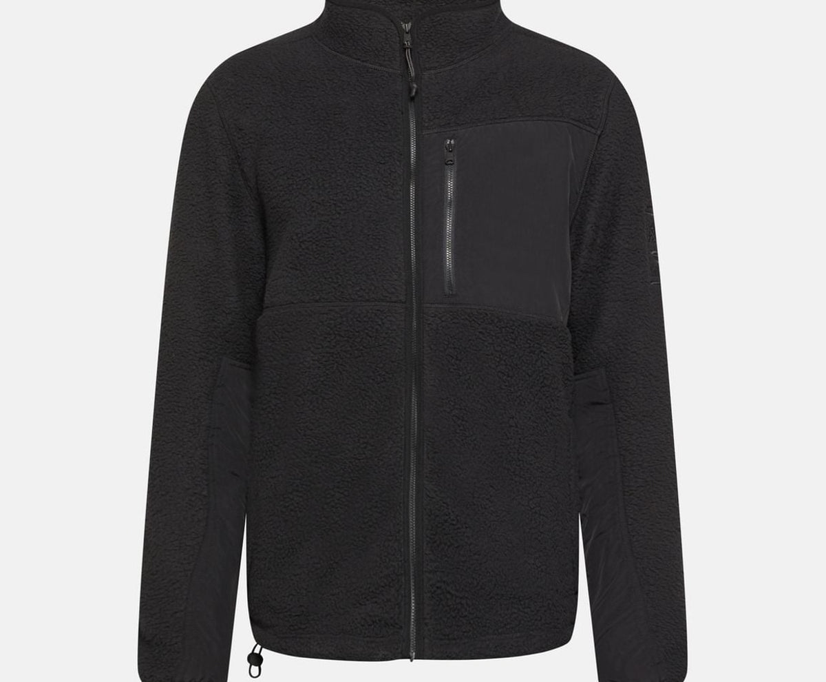 Timberland Fleece jacket Black – takki, musta