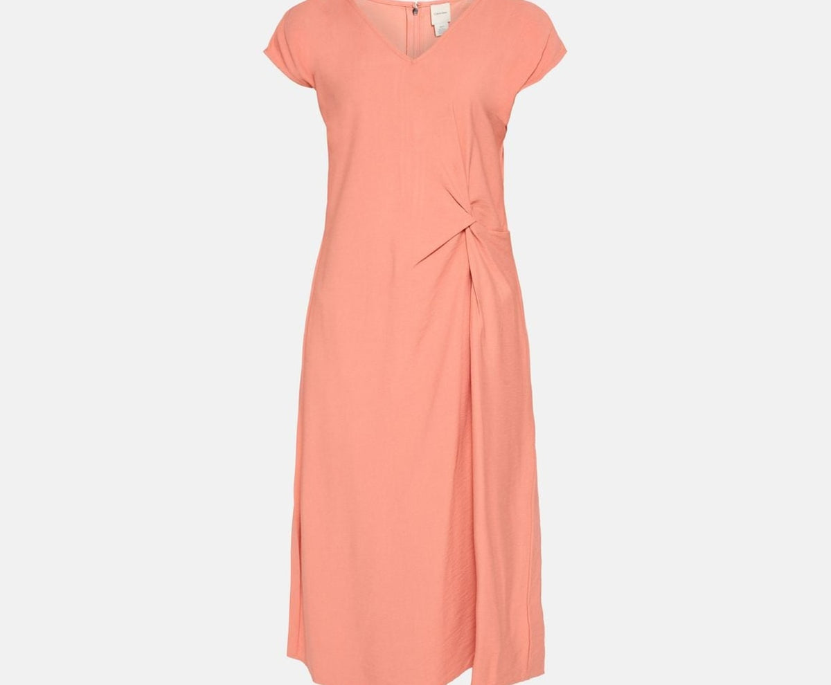 Calvin Klein Midi dress Orange – ruházat, narancssárga