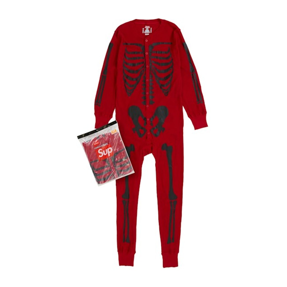 Supreme x Hanes Bones Thermal Union Suit (1 Pack) Red – oblečení