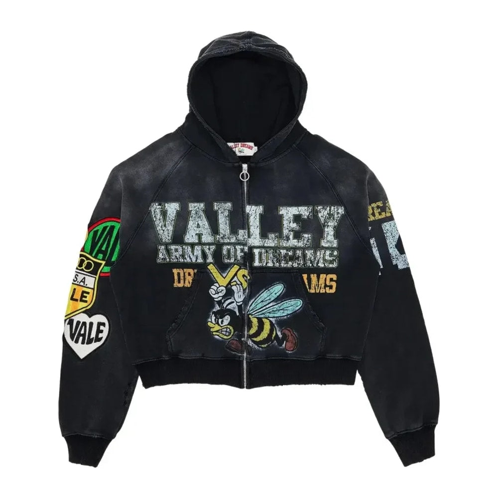 Vale Forever Valley Dreams Bee Hoodie Black – sweat