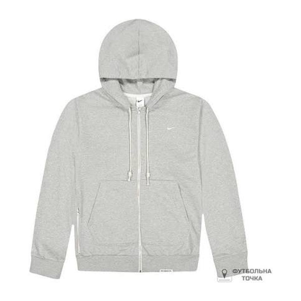 Nike Standard Issue Dri-FIT Full-Zip Basketball Hoodie Grey – суичър