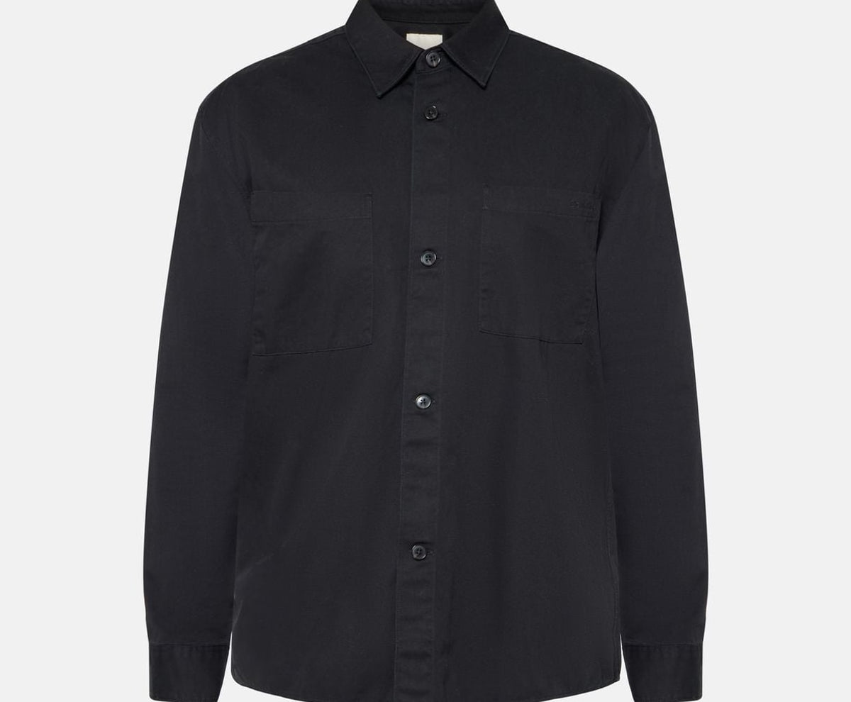 Calvin Klein Long-sleeved shirt - easy fit Black – abbigliamento, nero