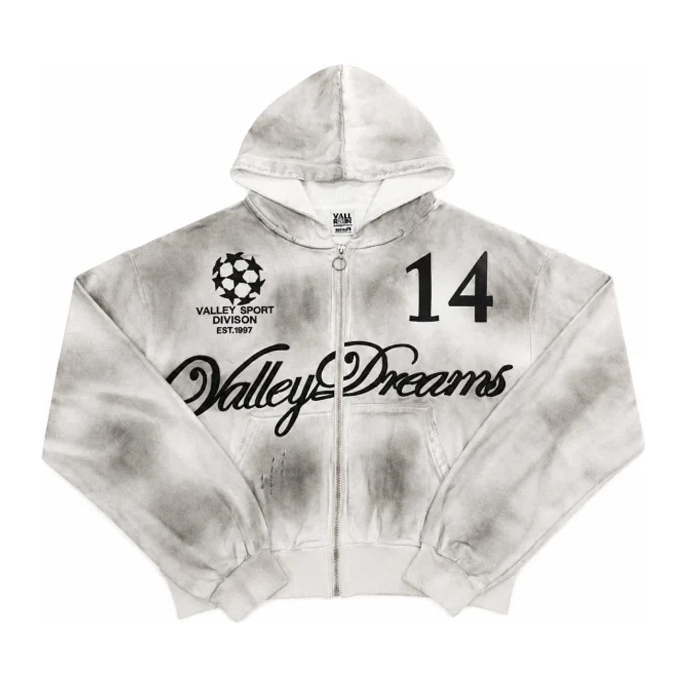 Vale Forever Valley Dreams 14 Zip Up Hoodie Grey – sweat