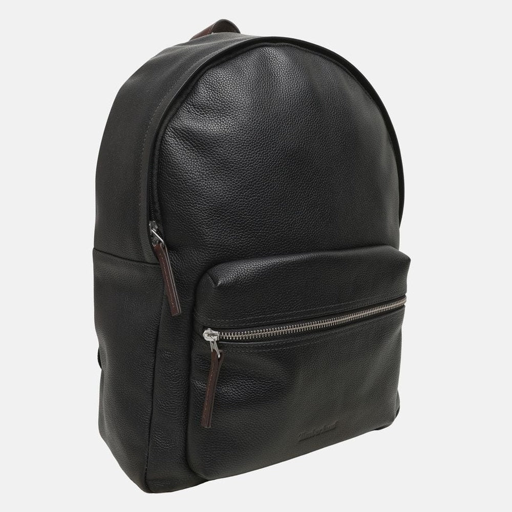 Timberland Leather backpack Tuckerman Black – rugzak, zwart