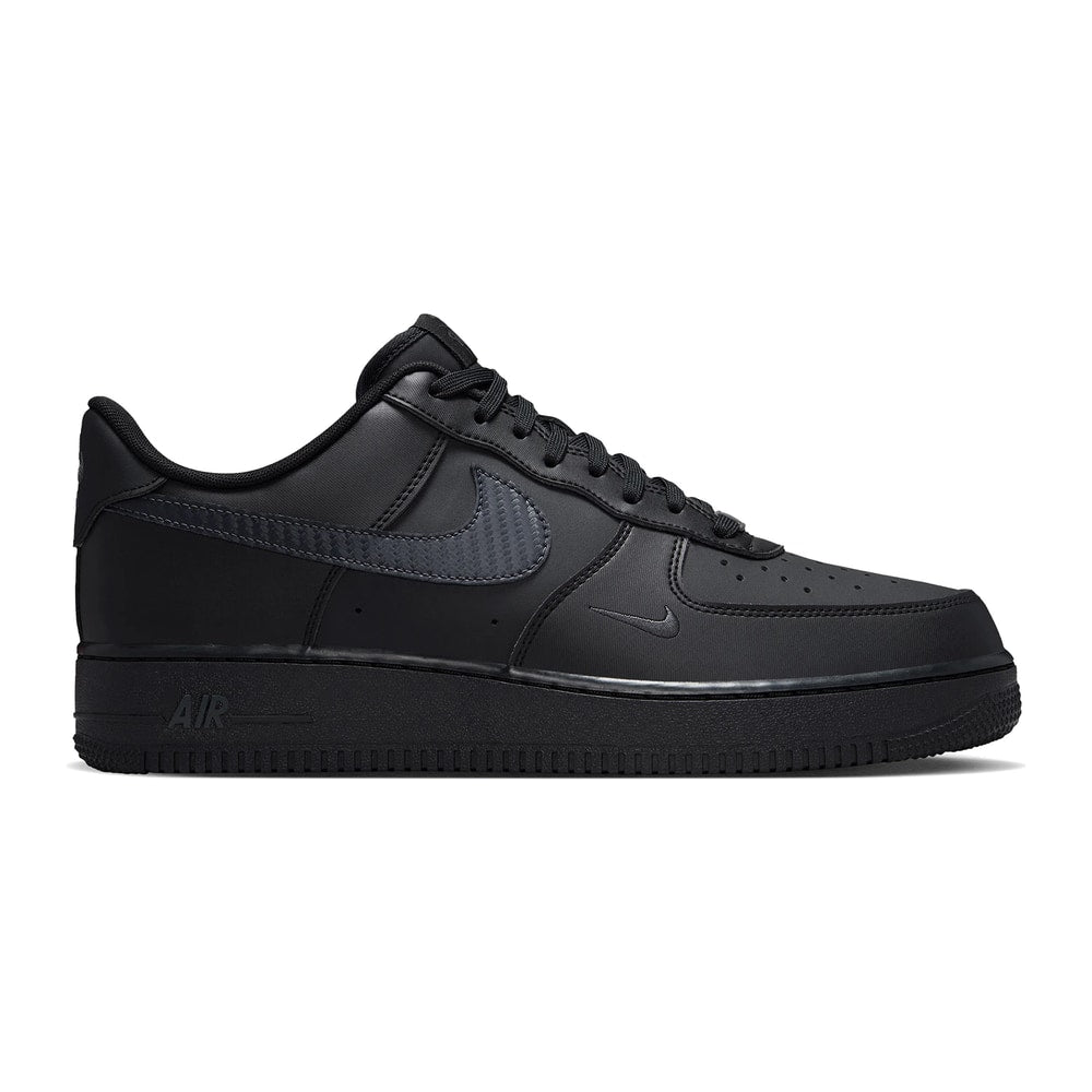 Nike Air Force 1 Low '07 Carbon Fiber Swoosh Black Anthracite – skor